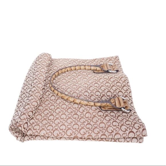 Guess Monogram Logo Print Shoulder Bag - Picture 3 of 8